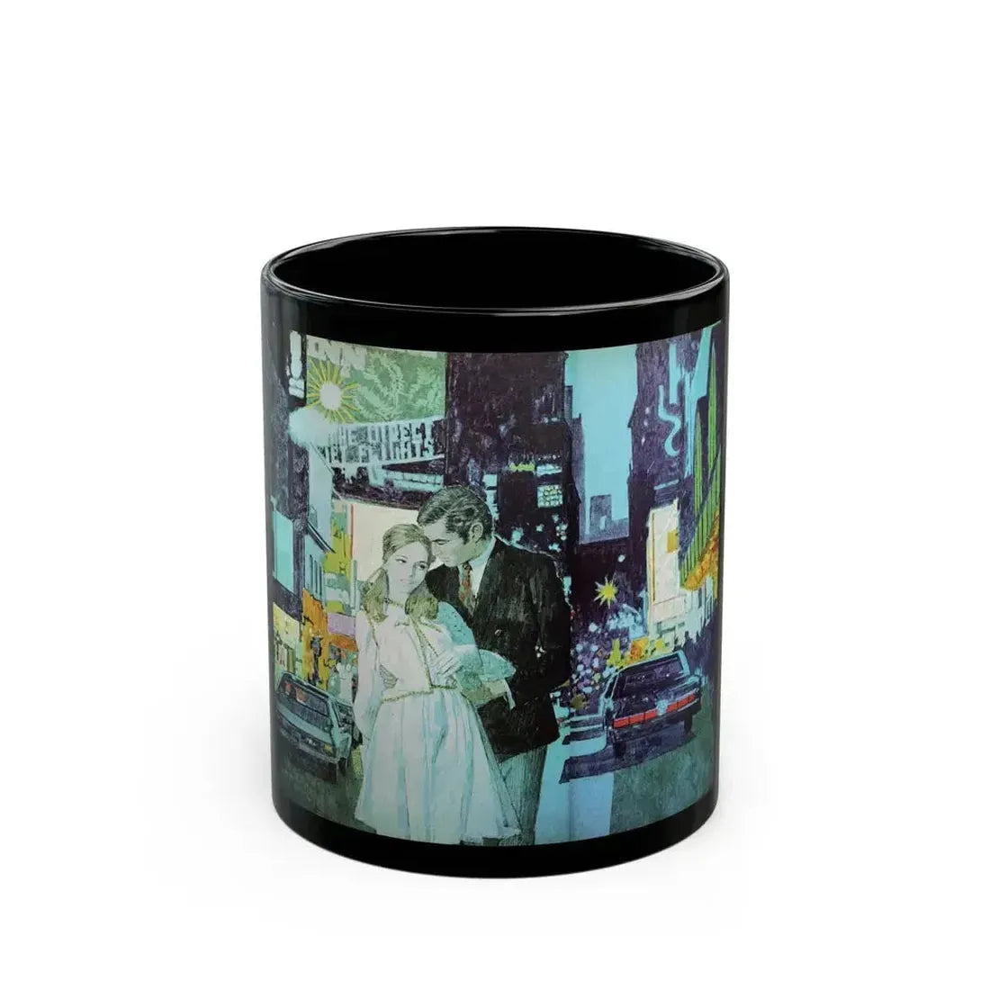 Dreams of a Young Girl, Good Housekeeping, July 1969 - Black Coffee Mug 11oz - Go Mug Yourself