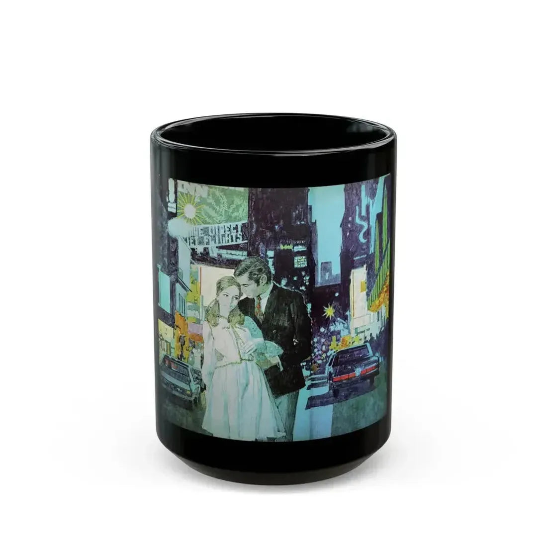 Dreams of a Young Girl, Good Housekeeping, July 1969 - Black Coffee Mug 15oz - Go Mug Yourself