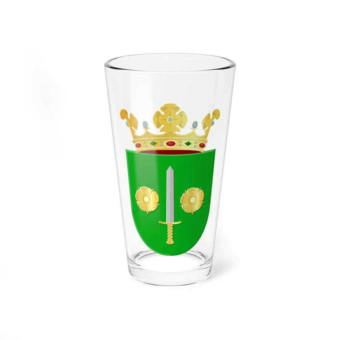 Drechterland wapen (Netherlands) (Coat of Arms) Pint Glass 16oz 16oz - Go Mug Yourself