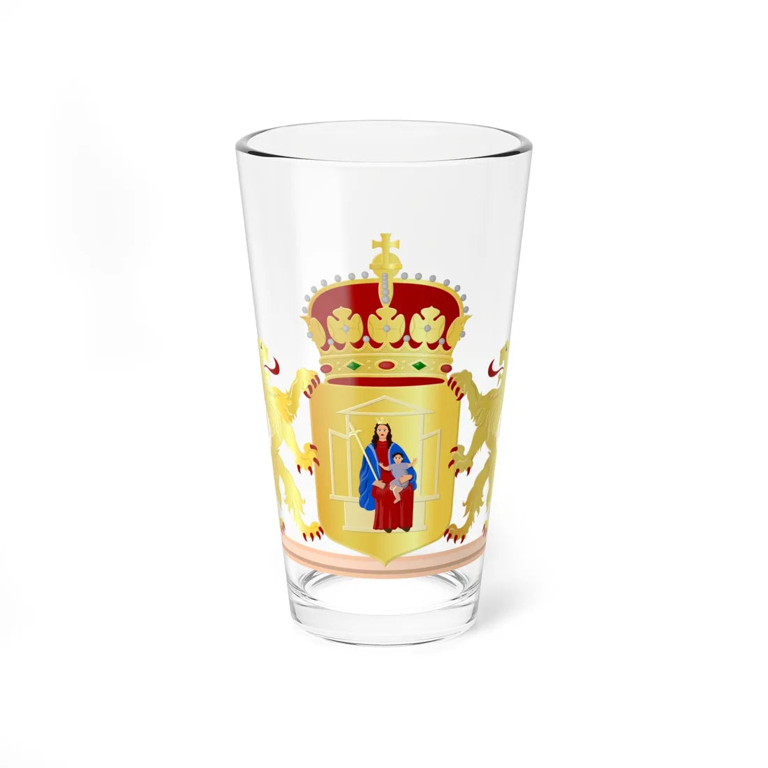 Drenthe wapen (Netherlands) (Coat of Arms) Pint Glass 16oz 16oz - Go Mug Yourself