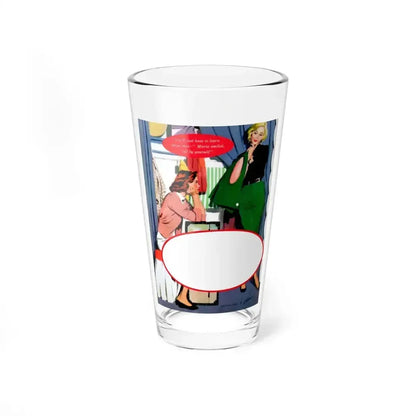 Dress For A Pretty Girl, Woman's Home Companion, August 1955 - Pint Glass 16oz 16oz - Go Mug Yourself