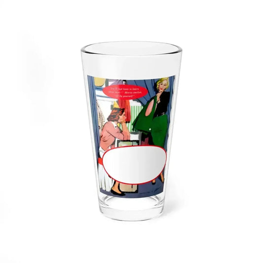 Dress For A Pretty Girl, Woman's Home Companion, August 1955 - Pint Glass 16oz 16oz - Go Mug Yourself
