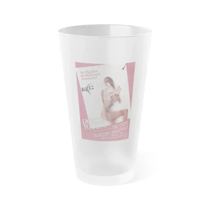 DRESSED TO KILL (GERMAN) 1980 Movie Poster - Frosted Pint Glass 16oz 16oz Frosted - Go Mug Yourself