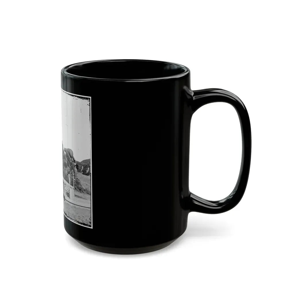 Drewry's Bluff, Va. Interior Of Fort Darling (Confederate) On The James (U.S. Civil War) Black Coffee Mug - Go Mug Yourself