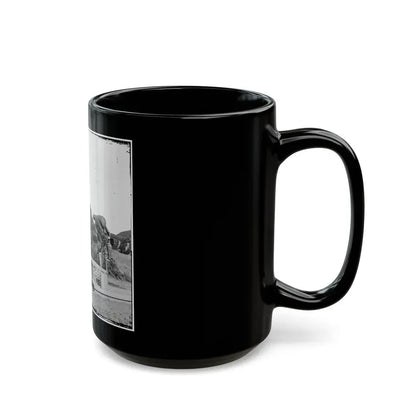 Drewry's Bluff, Va. Interior Of Fort Darling (Confederate) On The James (U.S. Civil War) Black Coffee Mug - Go Mug Yourself