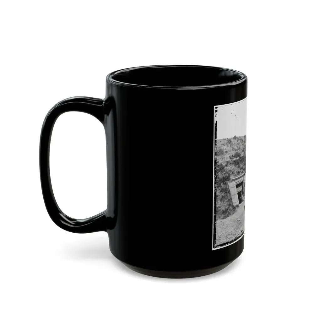 Drewry's Bluff, Va. Interior Of Fort Darling (Confederate) On The James (U.S. Civil War) Black Coffee Mug - Go Mug Yourself