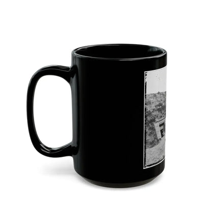 Drewry's Bluff, Va. Interior Of Fort Darling (Confederate) On The James (U.S. Civil War) Black Coffee Mug - Go Mug Yourself