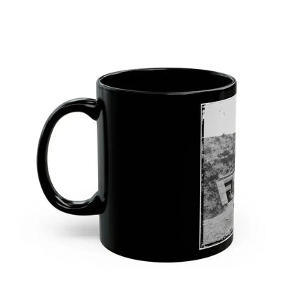 Drewry's Bluff, Va. Interior Of Fort Darling (Confederate) On The James (U.S. Civil War) Black Coffee Mug - Go Mug Yourself