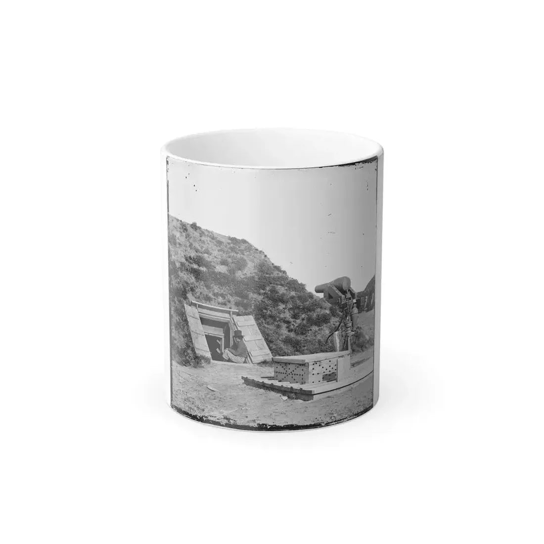 Drewry's Bluff, Va. Interior of Fort Darling (Confederate) on the James (U.S. Civil War) Color Changing Coffee Mug 11oz Default Title 11oz - Go Mug Yourself