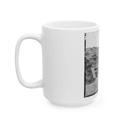 Drewry's Bluff, Va. Interior Of Fort Darling (Confederate) On The James (U.S. Civil War) White Coffee Mug - Go Mug Yourself