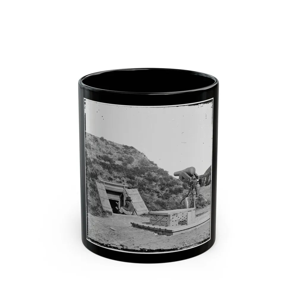 Drewry's Bluff, Va. Interior Of Fort Darling (Confederate) On The James (U.S. Civil War) Black Coffee Mug-11oz-Go Mug Yourself