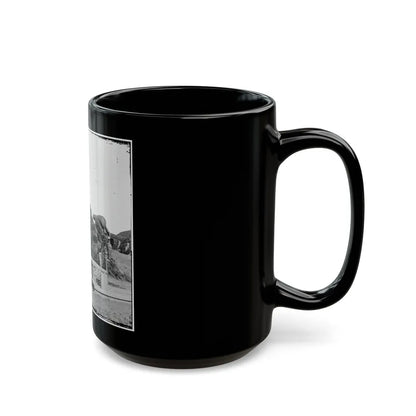 Drewry's Bluff, Va. Interior Of Fort Darling (Confederate) On The James (U.S. Civil War) Black Coffee Mug-Go Mug Yourself