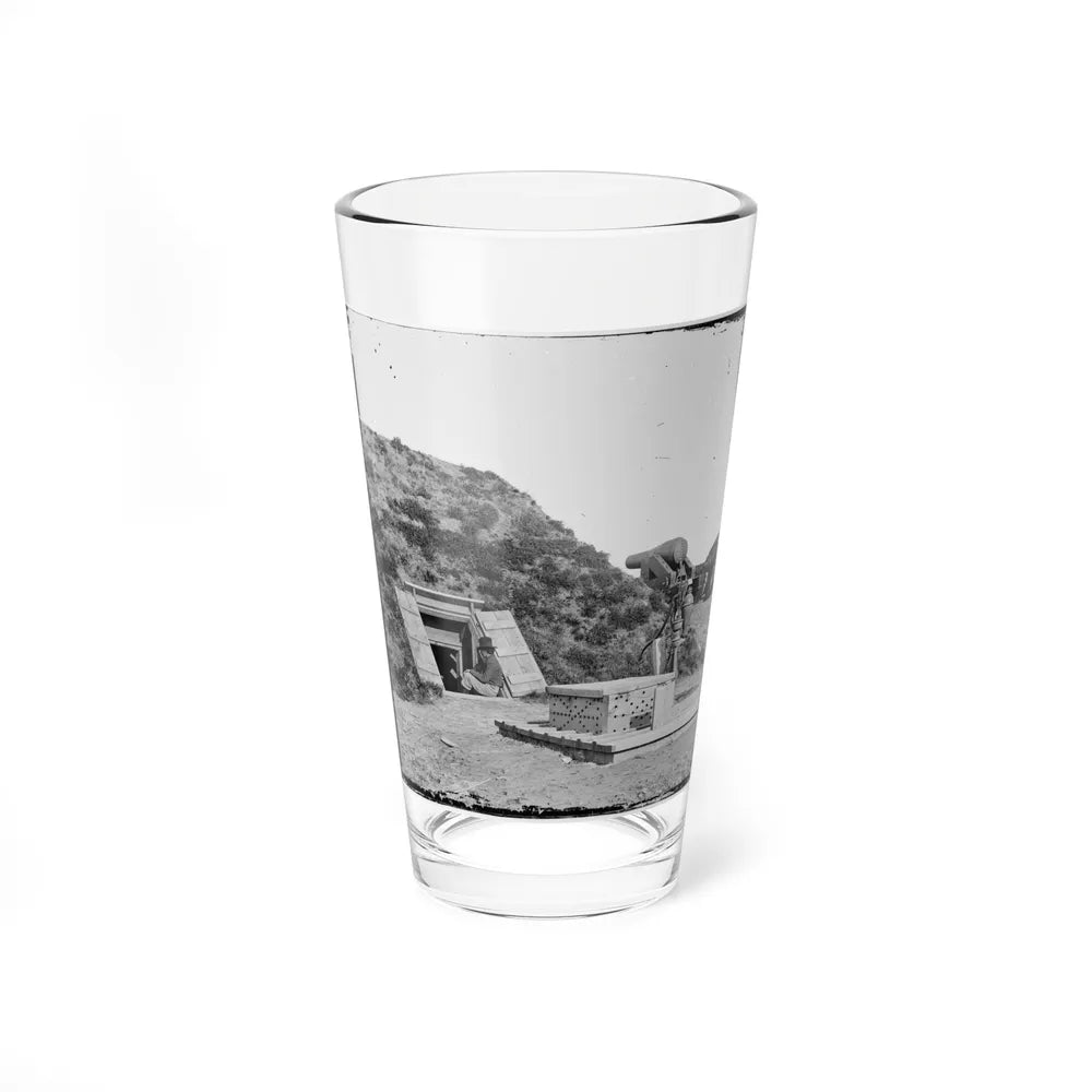 Drewry's Bluff, Va. Interior Of Fort Darling (Confederate) On The James (U.S. Civil War) Pint Glass 16oz-16oz-Go Mug Yourself