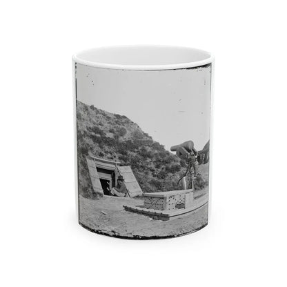 Drewry's Bluff, Va. Interior Of Fort Darling (Confederate) On The James (U.S. Civil War) White Coffee Mug-11oz-Go Mug Yourself