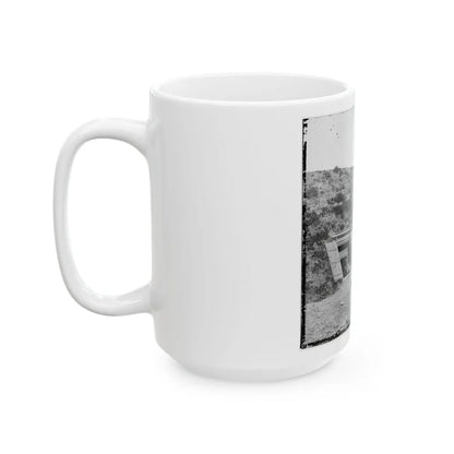 Drewry's Bluff, Va. Interior Of Fort Darling (Confederate) On The James (U.S. Civil War) White Coffee Mug-Go Mug Yourself