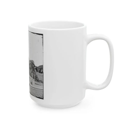 Drewry's Bluff, Va. Interior Of Fort Darling (Confederate) On The James (U.S. Civil War) White Coffee Mug-Go Mug Yourself