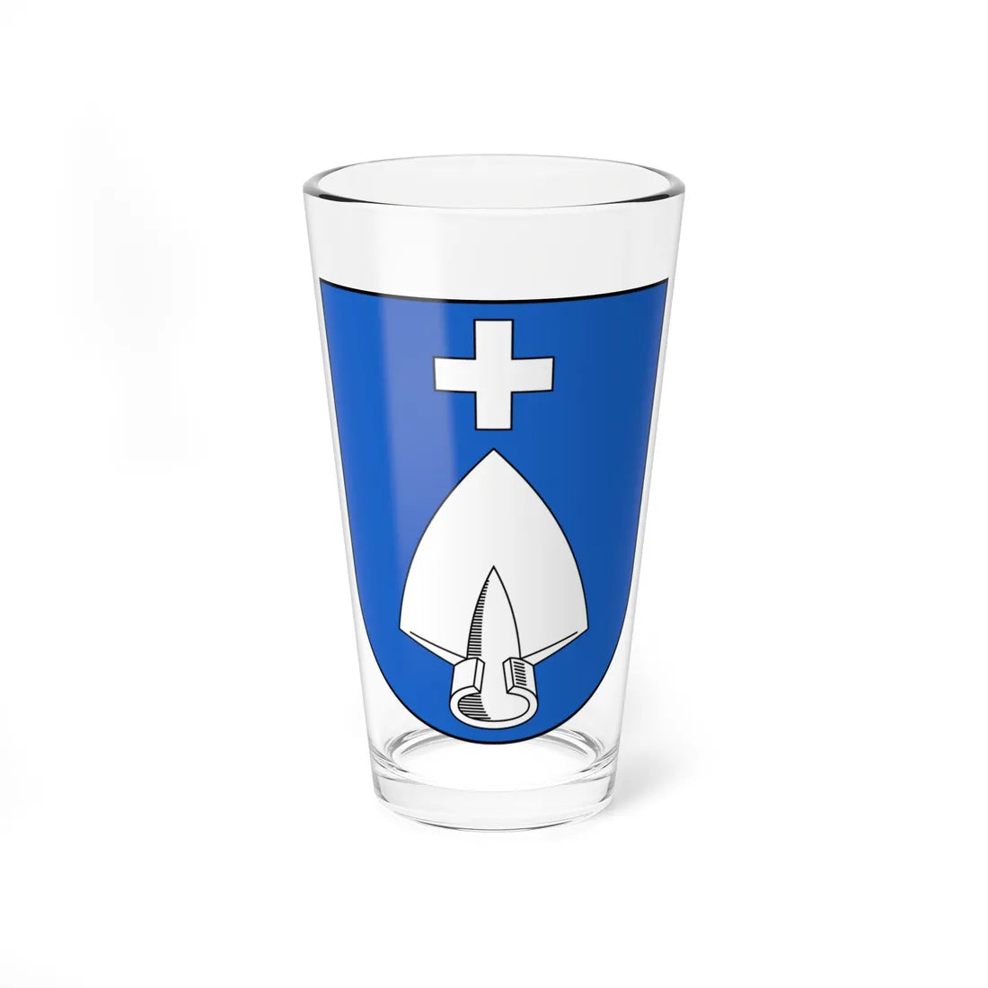 Dörflingen-blazon (Switzerland) (Coat of Arms) Pint Glass 16oz 16oz - Go Mug Yourself