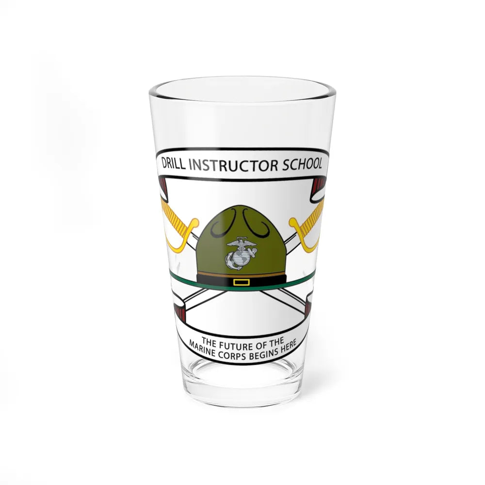 Drill Instructor School (USMC) Pint Glass 16oz-16oz-Go Mug Yourself