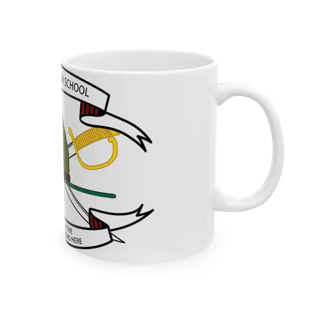 Drill Instructor School (USMC) White Coffee Mug - Go Mug Yourself