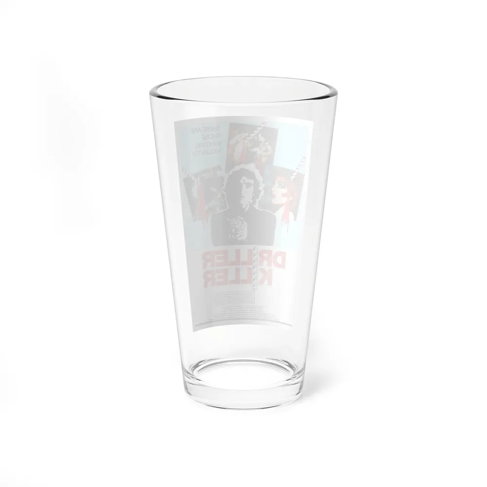 DRILLER KILLER 1979 Movie Poster - Pint Glass 16oz-Go Mug Yourself