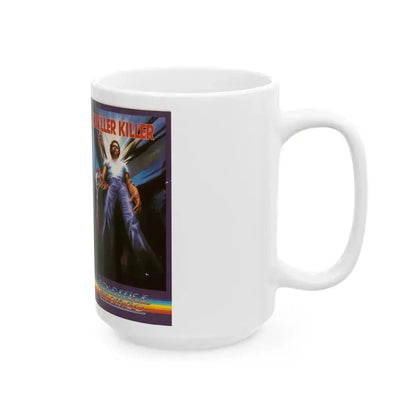 DRILLER KILLER BOX OFFICE INTERNATIONAL VIDEO (VHS COVER) - White Coffee Mug - Go Mug Yourself