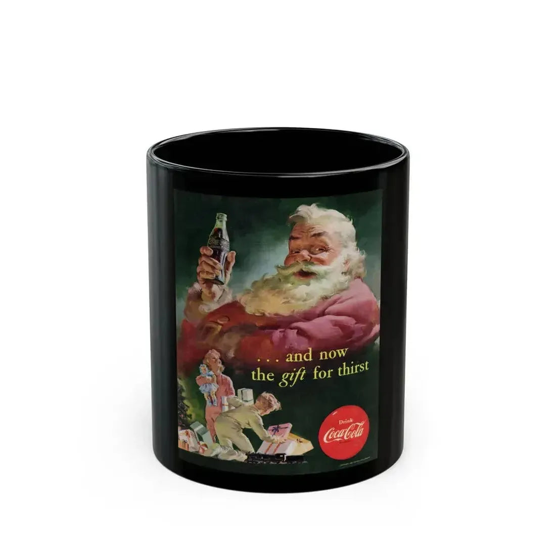Drink Coca-Cola, Collier's, December 20, 1952 - Black Coffee Mug 11oz - Go Mug Yourself