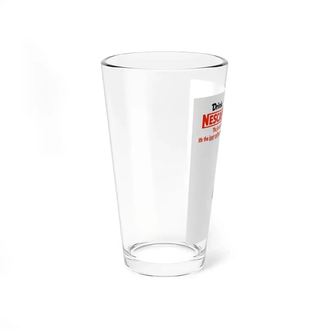 Drink Nescafe Instant Coffee, advertisement, Collier's, April 12, 1952 - Pint Glass 16oz - Go Mug Yourself