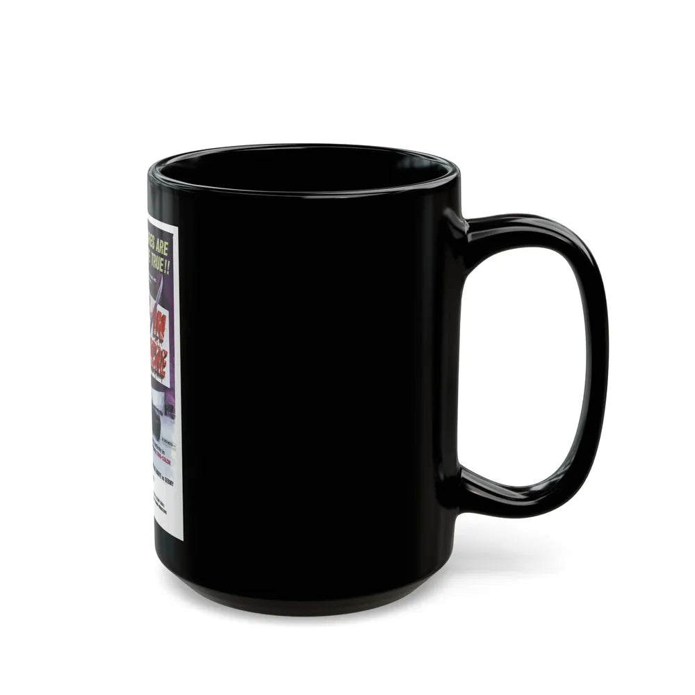 DRIVE-IN MASSACRE 1976 Movie Poster - Black Coffee Mug-Go Mug Yourself