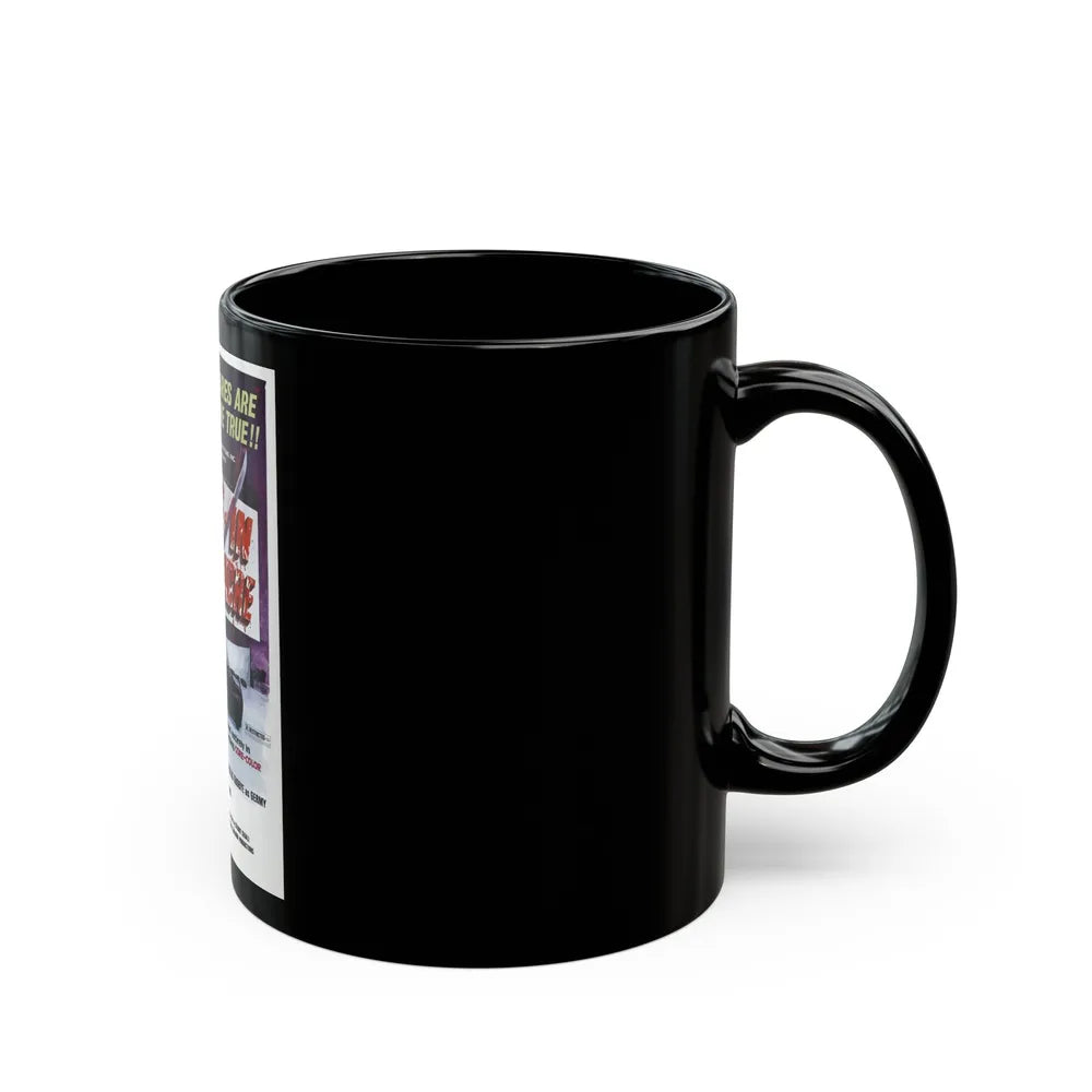 DRIVE-IN MASSACRE 1976 Movie Poster - Black Coffee Mug-Go Mug Yourself