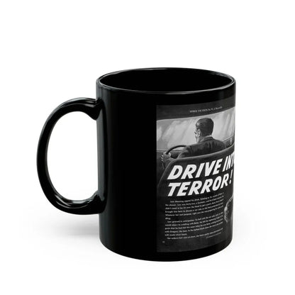 Drive Into Terror, Spree magazine, No. 38 - 1963 - Black Coffee Mug - Go Mug Yourself