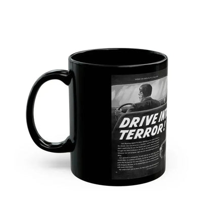 Drive Into Terror, Spree magazine, No. 38 - 1963 - Black Coffee Mug - Go Mug Yourself