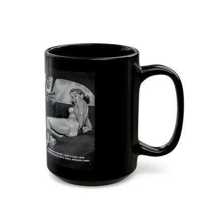 Drive Into Terror, Spree magazine, No. 38 - 1963 - Black Coffee Mug - Go Mug Yourself