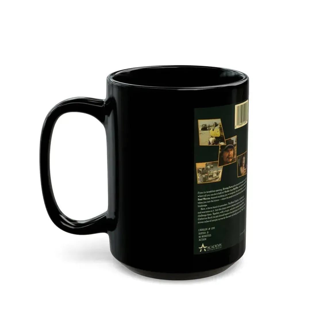 DRIVING FORCE (VHS COVER) - Black Coffee Mug - Go Mug Yourself