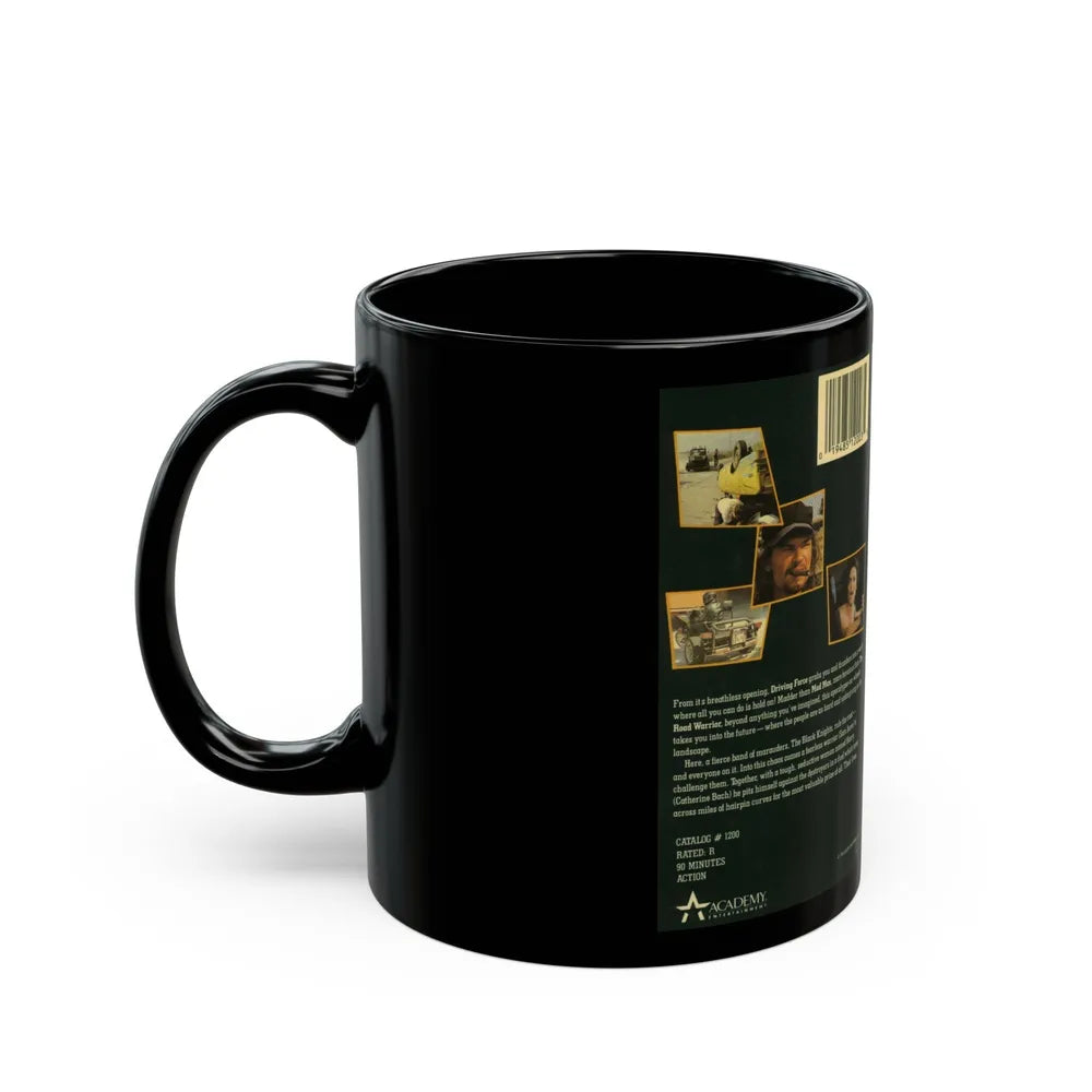 DRIVING FORCE (VHS COVER) - Black Coffee Mug-Go Mug Yourself