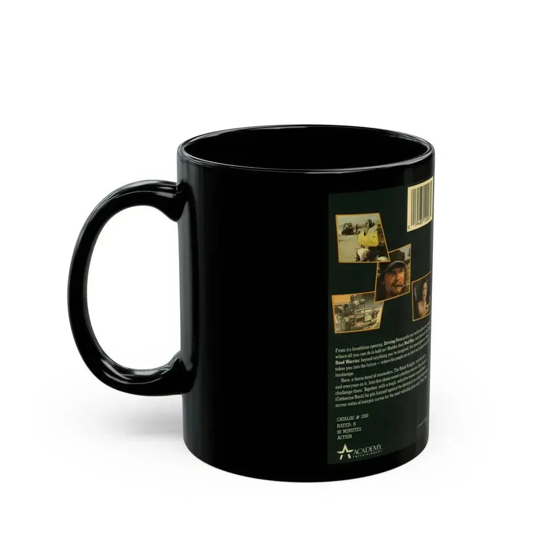DRIVING FORCE (VHS COVER) - Black Coffee Mug - Go Mug Yourself