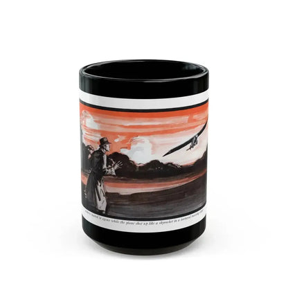Driving Mists (1), McCall's magazine, March 1930 - Black Coffee Mug 15oz - Go Mug Yourself