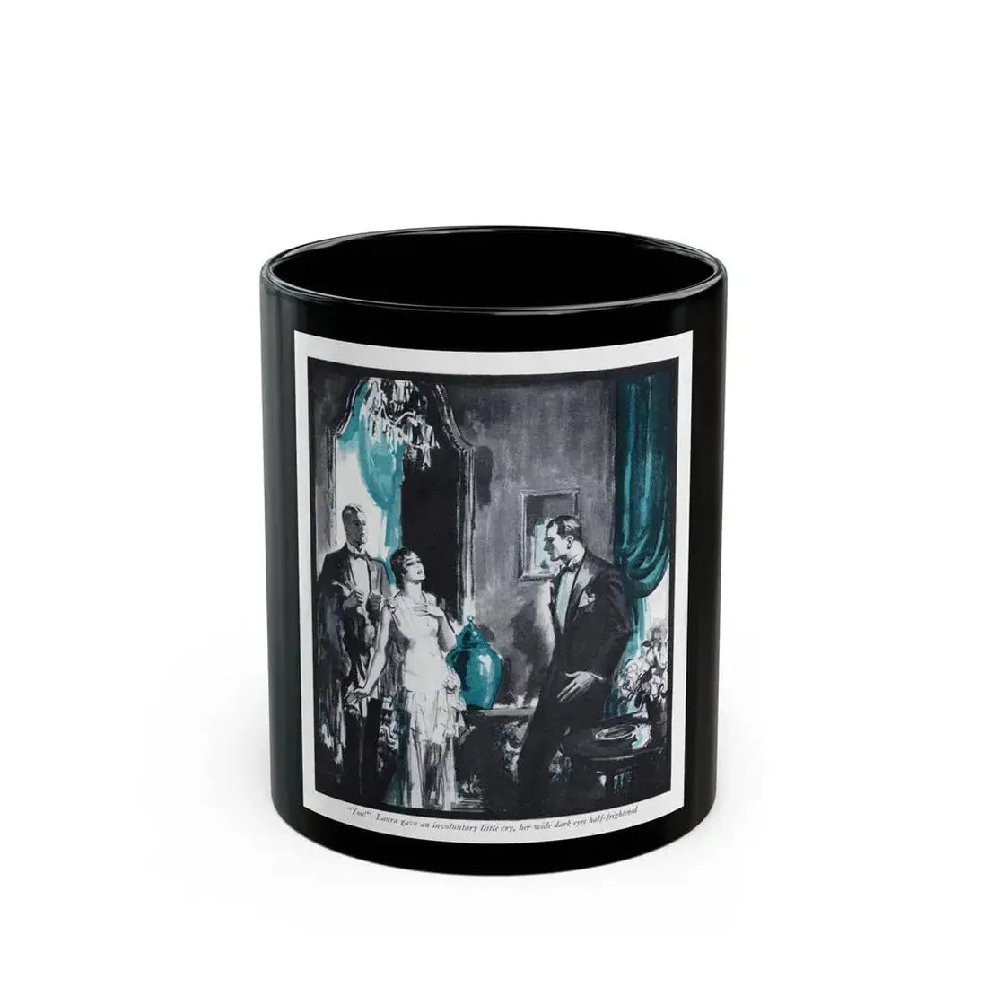 Driving Mists (2), McCall's magazine, March 1930 - Black Coffee Mug 11oz - Go Mug Yourself