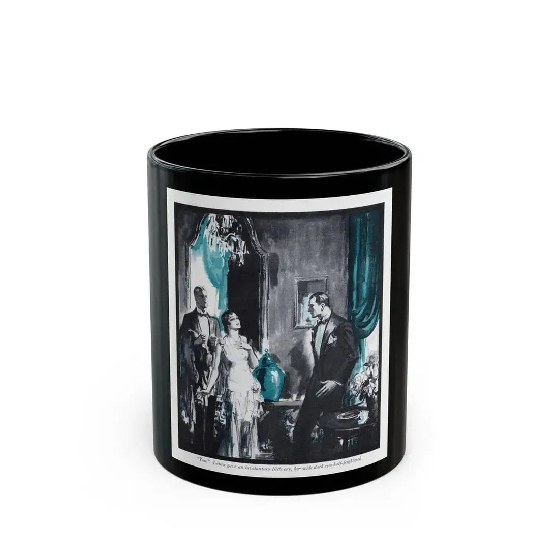 Driving Mists (2), McCall's magazine, March 1930 - Black Coffee Mug 11oz - Go Mug Yourself