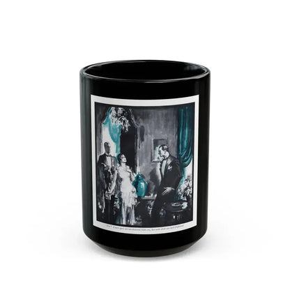 Driving Mists (2), McCall's magazine, March 1930 - Black Coffee Mug 15oz - Go Mug Yourself