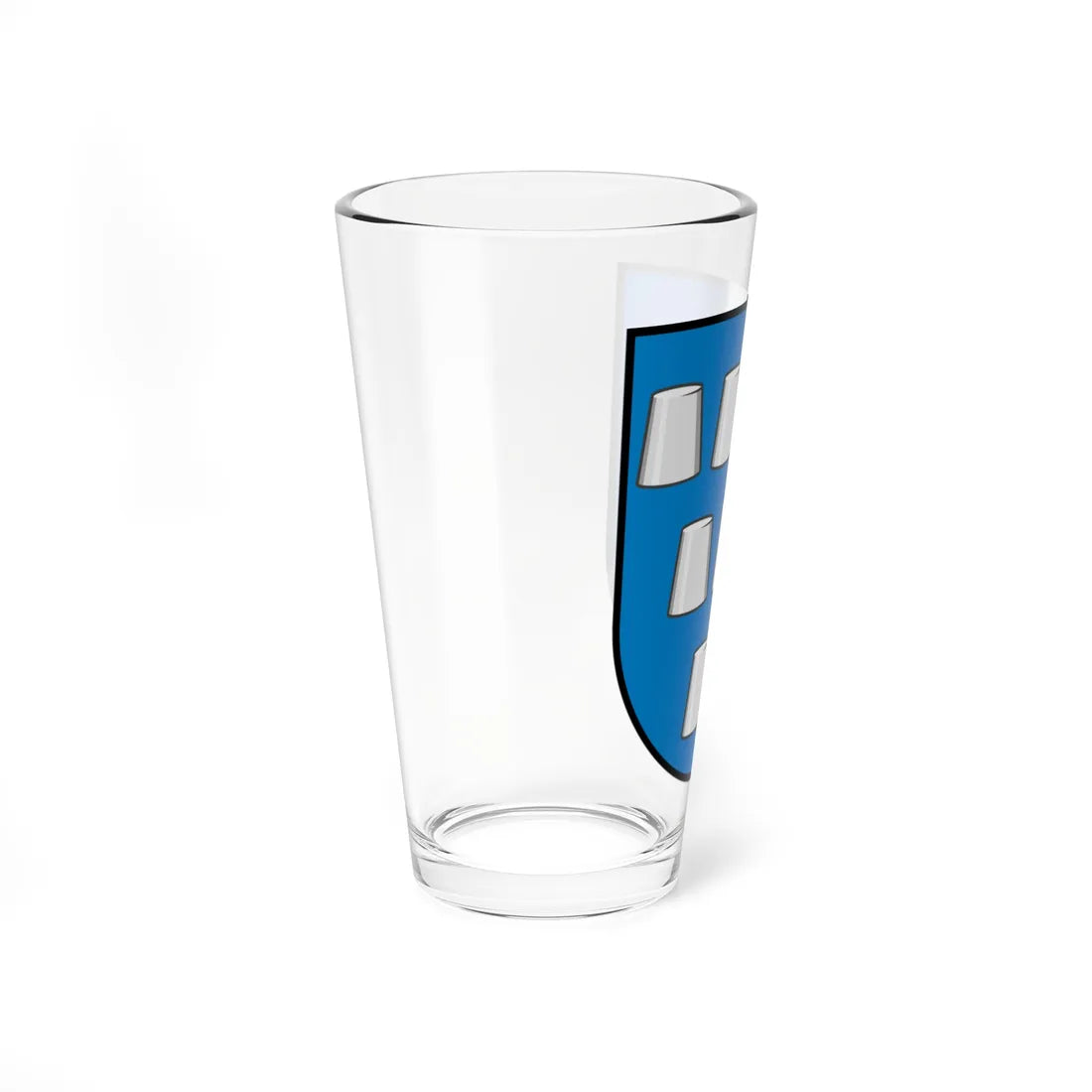 Drohobych coat of arms escutcheon (Ukraine) (Coat of Arms) Pint Glass 16oz - Go Mug Yourself