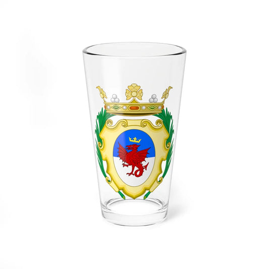 Dronero-Stemma (Italy) (Coat of Arms) Pint Glass 16oz 16oz - Go Mug Yourself