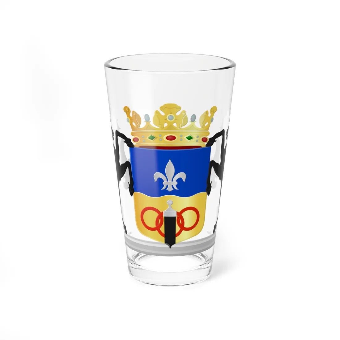 Dronten wapen (Netherlands) (Coat of Arms) Pint Glass 16oz 16oz - Go Mug Yourself