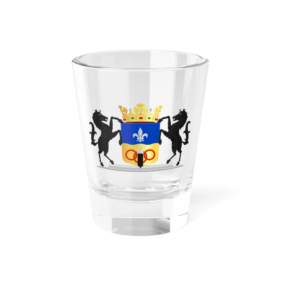 Dronten wapen (Netherlands) (Coat of Arms) Shot Glass 1.5oz 1.5oz - Go Mug Yourself