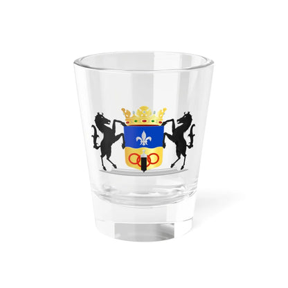 Dronten wapen (Netherlands) (Coat of Arms) Shot Glass 1.5oz 1.5oz - Go Mug Yourself