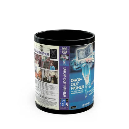 DROP OUT FATHER DICK VAN DYKE (VHS COVER) - Black Coffee Mug 11oz - Go Mug Yourself
