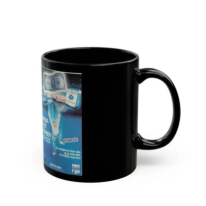 DROP OUT FATHER DICK VAN DYKE (VHS COVER) - Black Coffee Mug - Go Mug Yourself