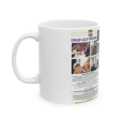 DROP OUT FATHER DICK VAN DYKE (VHS COVER) - White Coffee Mug-Go Mug Yourself