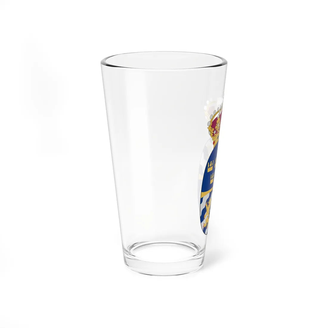 Drottning Louise vapen (Sweden) (Coat of Arms) Pint Glass 16oz - Go Mug Yourself