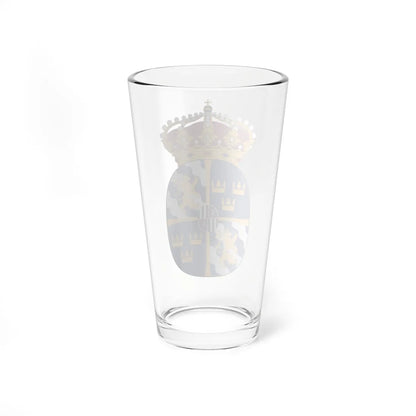 Drottning Louise vapen (Sweden) (Coat of Arms) Pint Glass 16oz - Go Mug Yourself