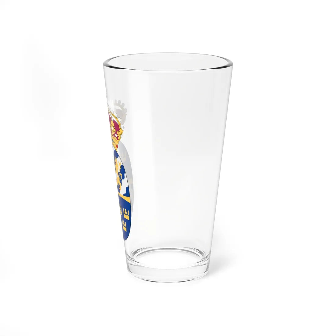 Drottning Louise vapen (Sweden) (Coat of Arms) Pint Glass 16oz - Go Mug Yourself